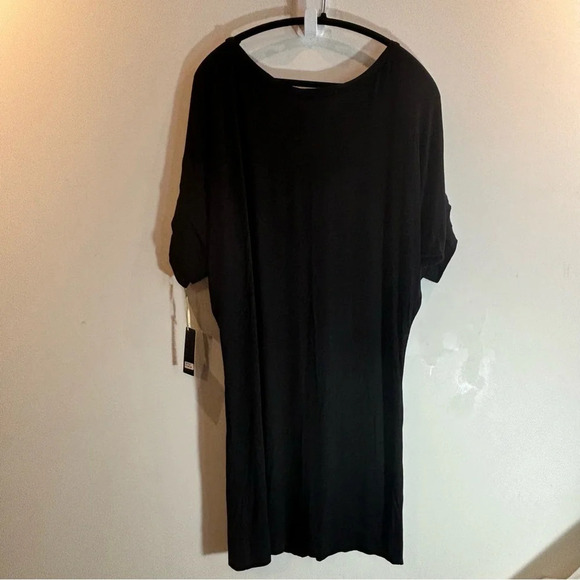 BODYBAG by Jude Sz M Dolman  Sleeve Criss Cross Cuffs Knit Jersey Dress NEW - Picture 9 of 10